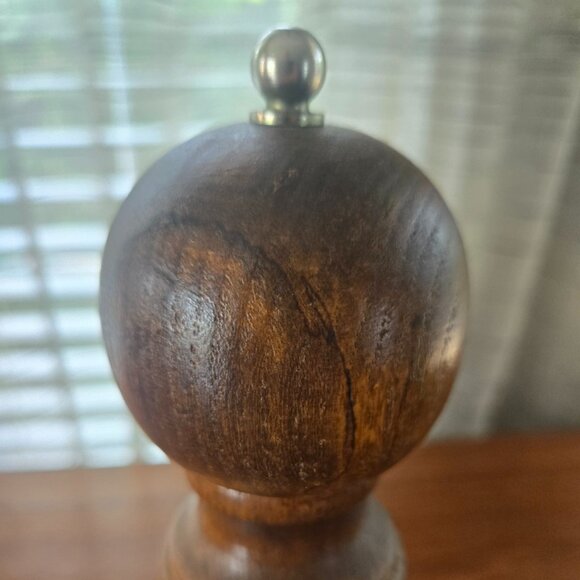 Catalina VTG Wood Pepper Mill 11.5" signed - Picture 2 of 9